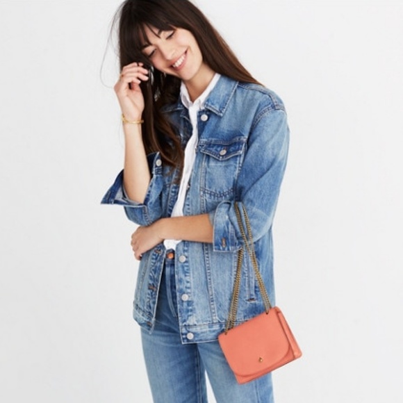 Madewell Chain Crossbody Bag in Spiced Rose - Picture 2 of 4